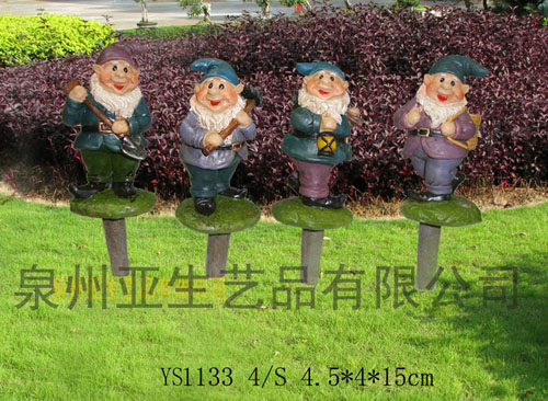 動物花插 花園樹脂