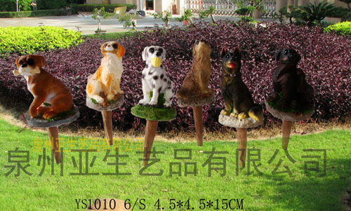 動物花插 花園樹脂