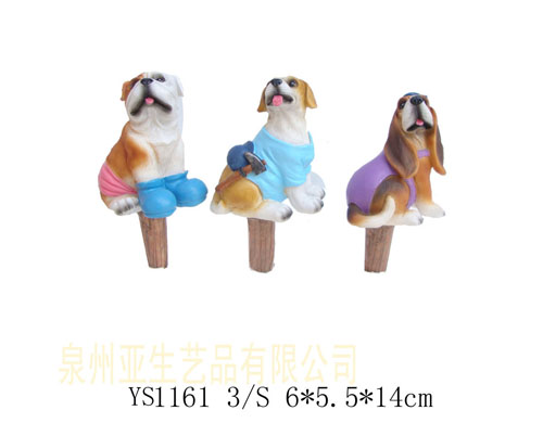 動物花插 花園樹脂
